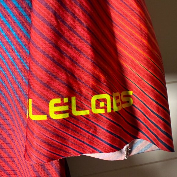 ALE Labs Cycling Short Sleeve Shirt PR.R Sz XXXL Red Blue - Picture 6 of 8
